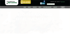 Desktop Screenshot of cranbrookpestcontrol.com